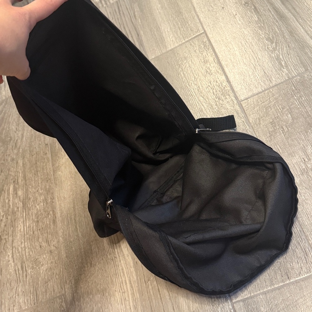 Black basic backpack - Picture 5 of 6